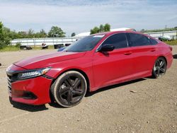 Salvage cars for sale at Columbia Station, OH auction: 2022 Honda Accord Sport