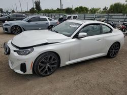 Salvage cars for sale at Miami, FL auction: 2023 BMW 230I