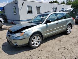 Salvage cars for sale from Copart Lyman, ME: 2009 Subaru Outback 2.5I