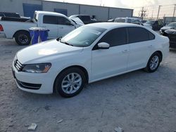 Volkswagen salvage cars for sale: 2013 Volkswagen Passat S