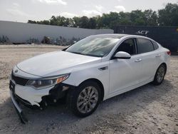 Salvage cars for sale at New Braunfels, TX auction: 2017 KIA Optima EX