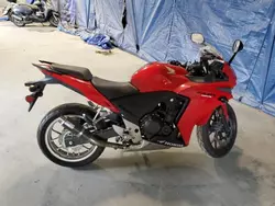 Salvage motorcycles for sale at Ellwood City, PA auction: 2014 Honda CBR500 R