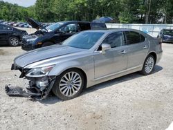 Salvage cars for sale at North Billerica, MA auction: 2017 Lexus LS 460