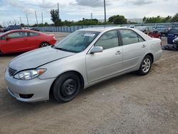 Toyota salvage cars for sale: 2005 Toyota Camry LE