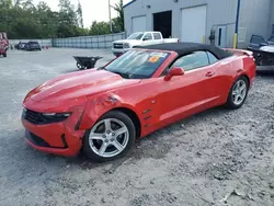 Salvage cars for sale at Savannah, GA auction: 2020 Chevrolet Camaro LS