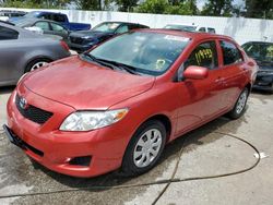 Salvage cars for sale at Bridgeton, MO auction: 2010 Toyota Corolla Base