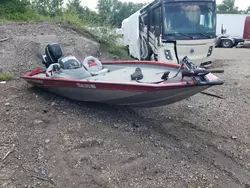 Salvage boats for sale at Hueytown, AL auction: 2012 Tracker PRO Team 1