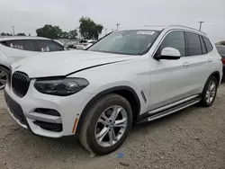 Salvage cars for sale from Copart Los Angeles, CA: 2021 BMW X3 SDRIVE30I