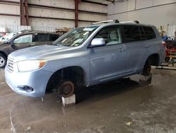 Salvage cars for sale at Rogersville, MO auction: 2008 Toyota Highlander