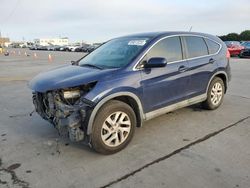 Salvage cars for sale at Grand Prairie, TX auction: 2015 Honda CR-V EX