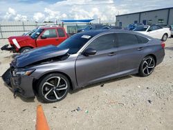 Salvage cars for sale at Arcadia, FL auction: 2019 Honda Accord Sport