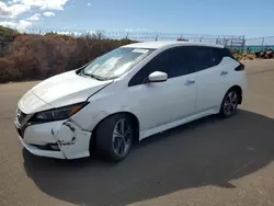 Salvage cars for sale at Kapolei, HI auction: 2022 Nissan Leaf SV