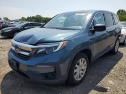 Honda salvage cars for sale: 2019 Honda Pilot LX