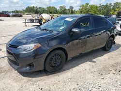 Salvage cars for sale from Copart Houston, TX: 2017 Toyota Corolla L