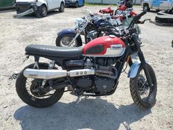 Salvage cars for sale from Copart Harleyville, SC: 2015 Triumph Scrambler