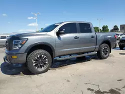 Salvage cars for sale at Littleton, CO auction: 2021 Nissan Titan SV