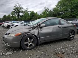 Honda salvage cars for sale: 2006 Honda Civic LX