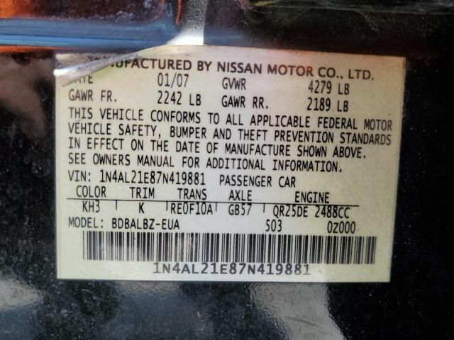 2007 Nissan Altima 2.5