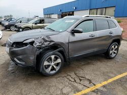 2019 Jeep Cherokee Limited en venta en Woodhaven, MI