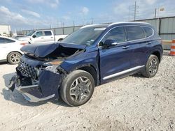 Salvage cars for sale at Haslet, TX auction: 2021 Hyundai Santa FE Calligraphy