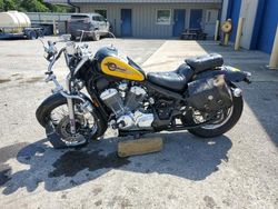 Salvage motorcycles for sale at Ellwood City, PA auction: 1997 Honda VT600 CD