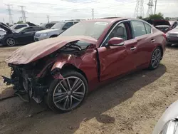 2015 Infiniti Q50 Hybrid Premium en venta en Elgin, IL