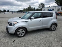 Salvage cars for sale at Graham, WA auction: 2016 KIA Soul