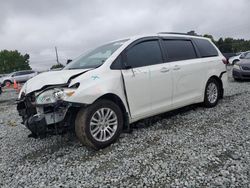 Salvage cars for sale at Mebane, NC auction: 2017 Toyota Sienna XLE