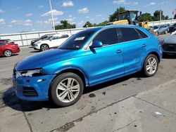 Salvage cars for sale at Littleton, CO auction: 2016 Audi Q3 Premium Plus