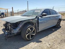 Salvage cars for sale at North Las Vegas, NV auction: 2021 Honda Accord Sport SE