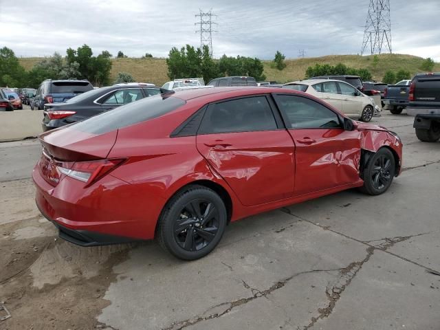 2022 Hyundai Elantra Blue