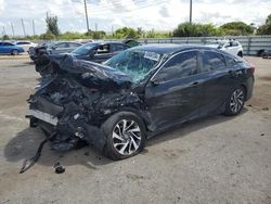 Salvage cars for sale at Miami, FL auction: 2016 Honda Civic EX