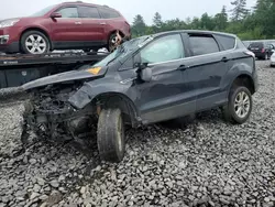 Vehiculos salvage en venta de Copart Windham, ME: 2017 Ford Escape SE