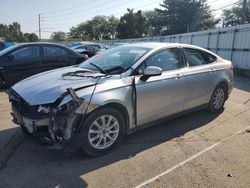 Salvage cars for sale at Moraine, OH auction: 2016 Ford Fusion S