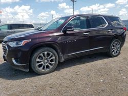 Chevrolet salvage cars for sale: 2018 Chevrolet Traverse Premier