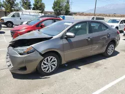 Toyota salvage cars for sale: 2018 Toyota Corolla L