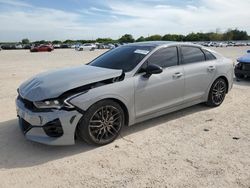 Salvage cars for sale at San Antonio, TX auction: 2022 KIA K5 GT