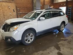 Salvage cars for sale at Ebensburg, PA auction: 2014 Subaru Outback 2.5I Limited