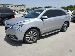 Acura Vehiculos salvage en venta: 2016 Acura MDX Technology