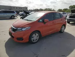 Salvage cars for sale at Wilmer, TX auction: 2018 Honda FIT LX