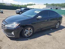 Salvage cars for sale from Copart Exeter, RI: 2019 Hyundai Elantra SEL