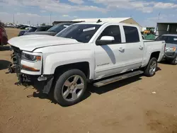 Chevrolet Silverado k1500 lt salvage cars for sale: 2018 Chevrolet Silverado K1500 LT