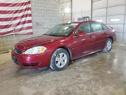 Chevrolet salvage cars for sale: 2009 Chevrolet Impala 1LT