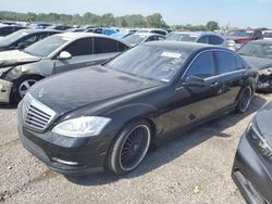 Salvage cars for sale at Kansas City, KS auction: 2013 Mercedes-Benz S 550