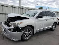 Salvage cars for sale at Littleton, CO auction: 2015 Infiniti QX60