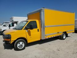 Salvage trucks for sale at Grand Prairie, TX auction: 2021 GMC Savana Cutaway G3500