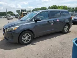 KIA salvage cars for sale: 2015 KIA Sedona LX