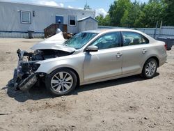 Salvage cars for sale at Lyman, ME auction: 2015 Volkswagen Jetta TDI