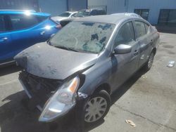 Salvage cars for sale at Vallejo, CA auction: 2018 Nissan Versa S