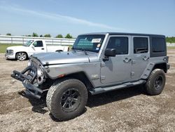 Salvage cars for sale at Houston, TX auction: 2013 Jeep Wrangler Unlimited Sahara